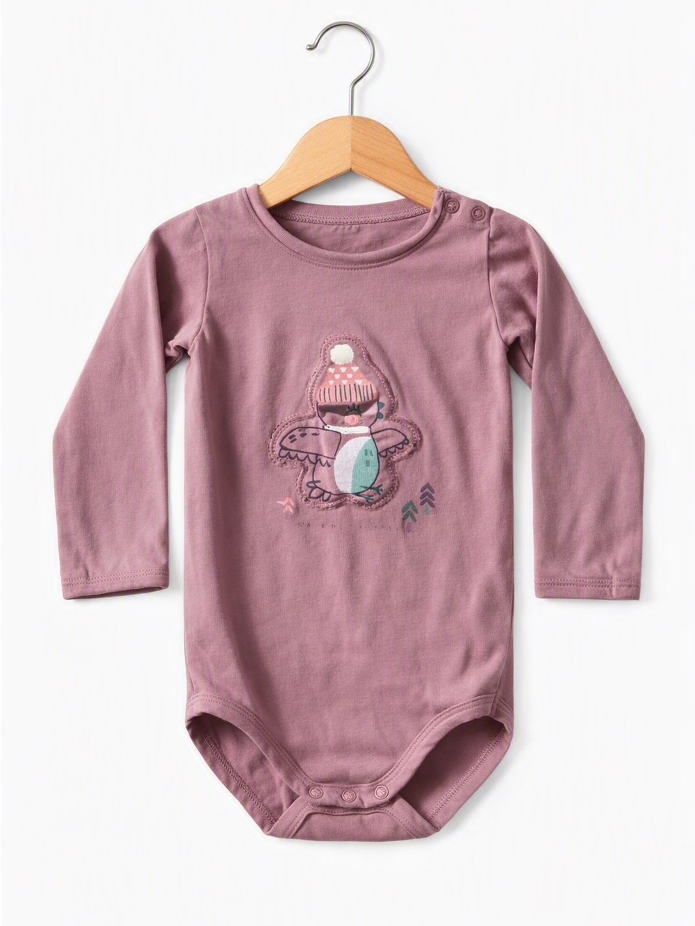 10/$15 Souris Mini Purple Long Sleeve Bodysuit